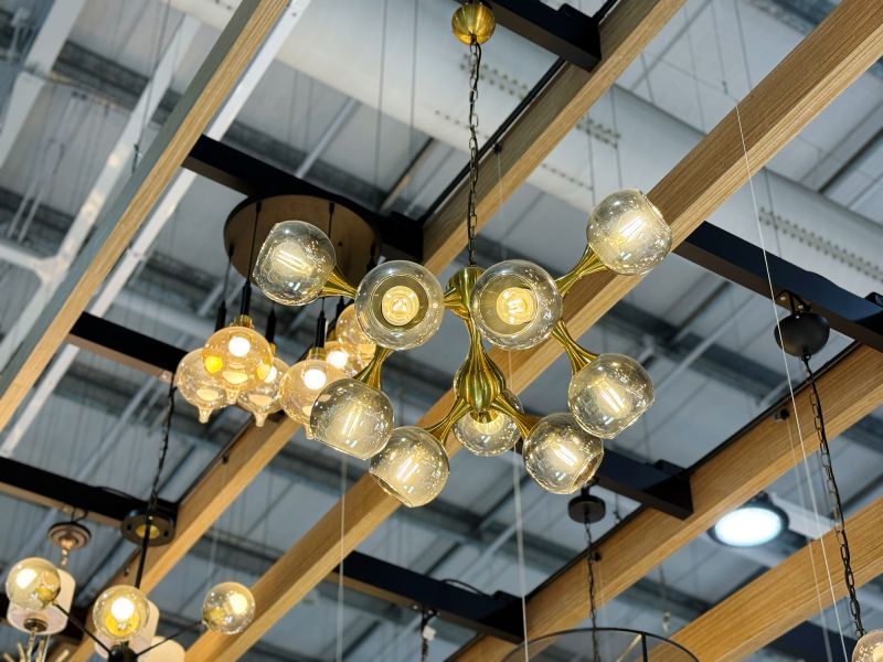 Chandelier Bulb Installation